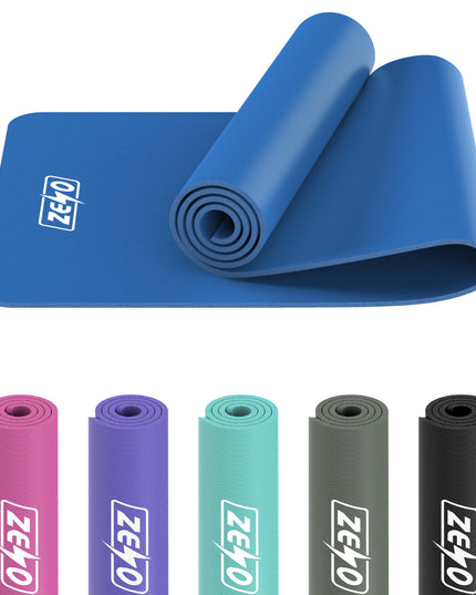 YOGA MAT 10MM THICK EXERCISE MAT GYM WORKOUT FITNESS PILATES HOME NON SLIP NBR