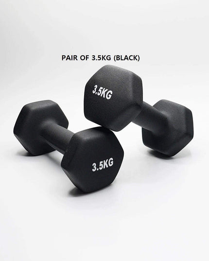 Neoprene Dumbbell Pair – Non-Slip Grip, Cast Iron Core – Gym Fitness Weights