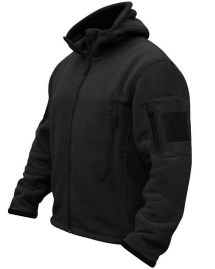Men Casual Coat Tactical Recon Fleece Jacket Full Zip Army Hoodie Combat Hoody