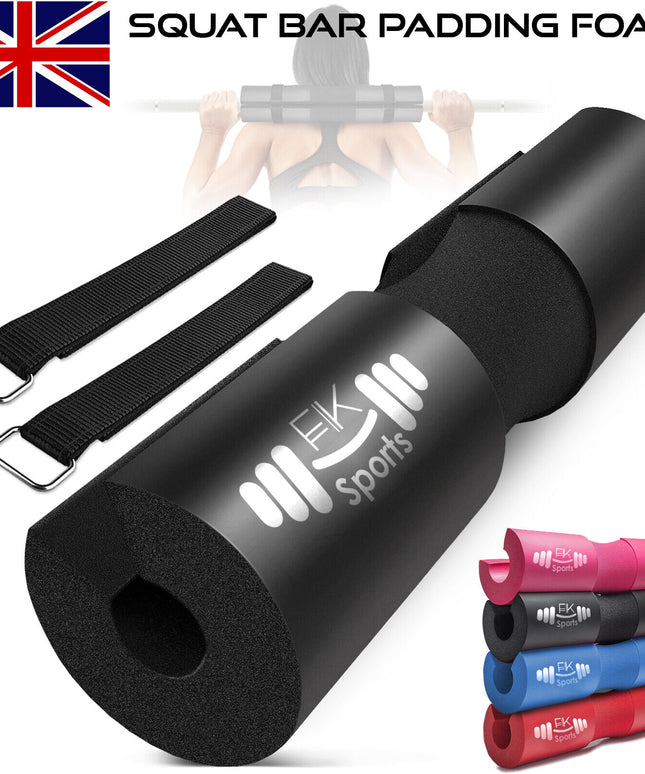 Barbell Pad Weight Lifting Squat Bar Padding Foam Gym Neck Shoulder Protection