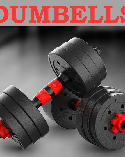 10KG / 30KG Dumbbell Set Pair – Adjustable Gym Weights for Strength Training & Home Workouts