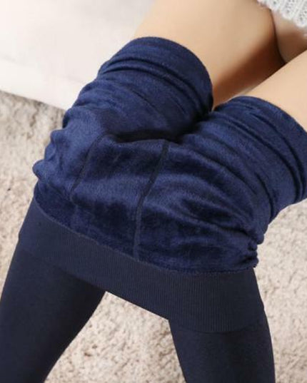NEW WOMEN LADIES THICK WARM WINTER THERMAL FLEECE LINING LEGGINGS UK SIZE 08-18